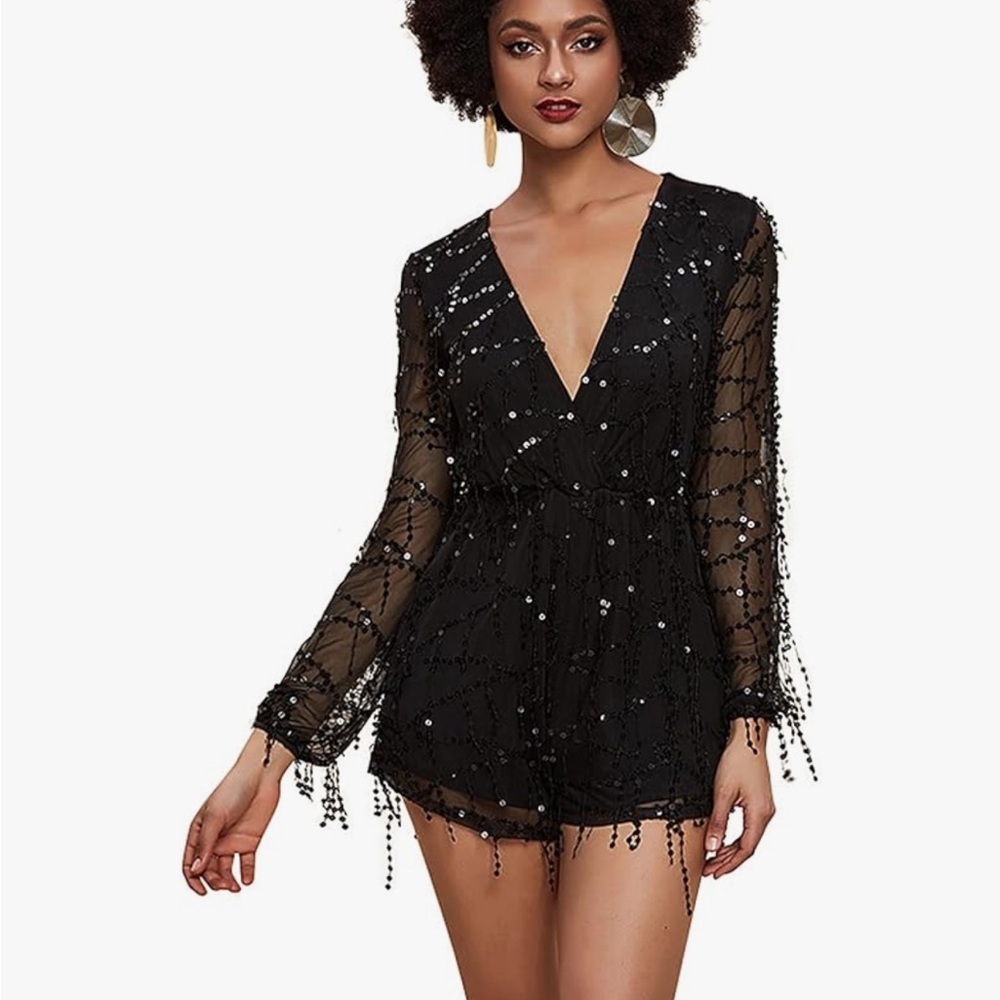 Sequin Romper